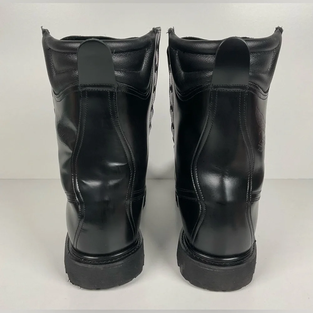 Southwest Boot Company | Glossy Patrol Boots | Soft Toe | USA Made | Men’s 13 D